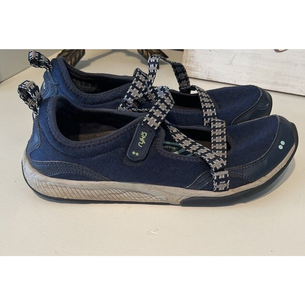 Ryle Mary Jane Navy Blue Flats 219